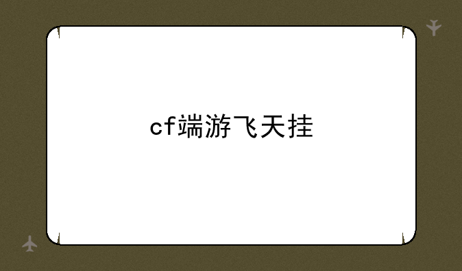 cf端游飞天挂