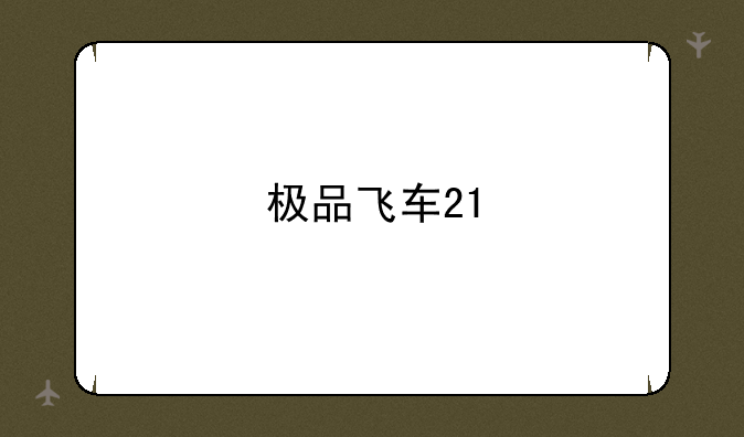 极品飞车21
